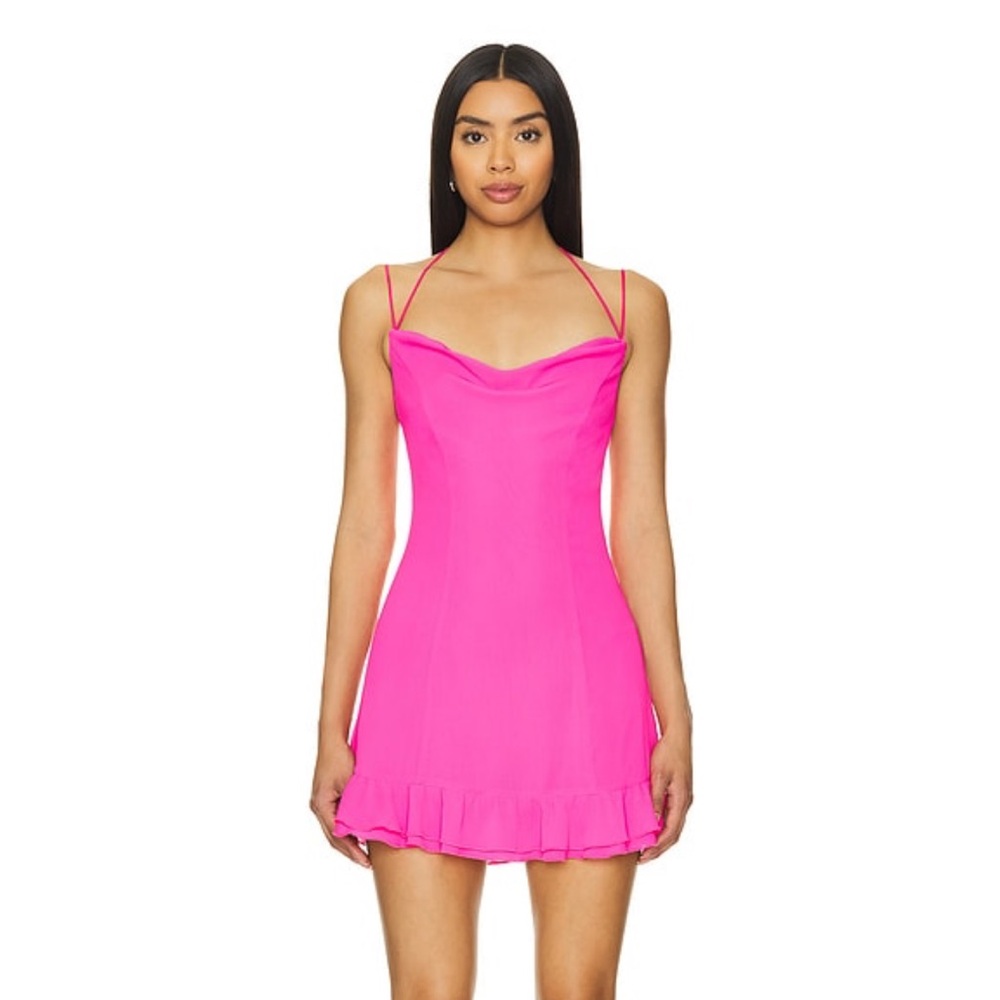NWOT Revolve Shania Mini Dress in Hot Pink